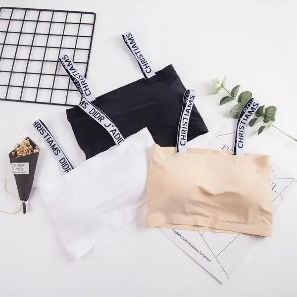 Seamless chest-wrapped sports Bra